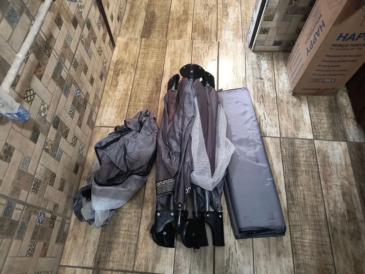 Berço Portátil Cosco Happy com Colchão - Foto 4