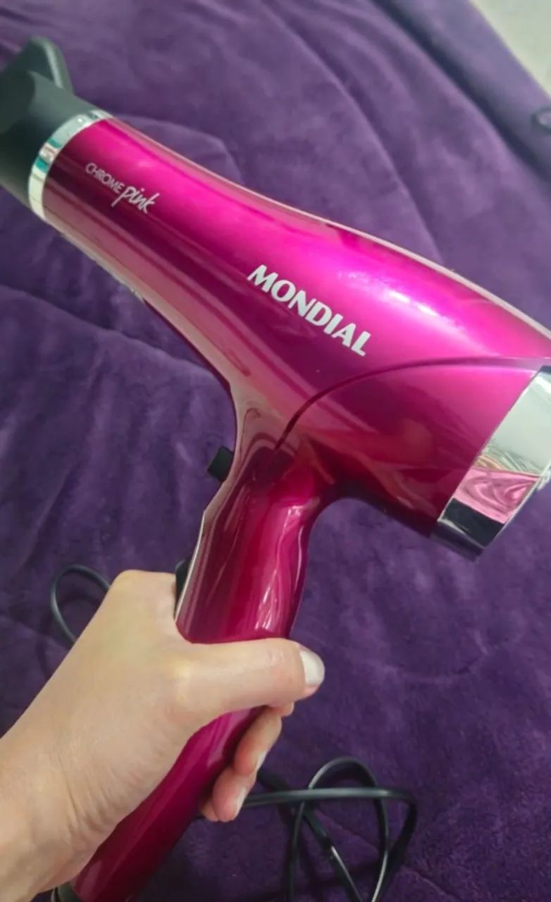 Secador Mondial Chrome pink - Foto 2