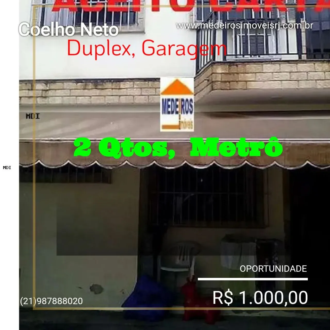Casa para Locação em Rio de Janeiro, Coelho Neto, 2 dormitórios, 2 banheiros, 1 vaga