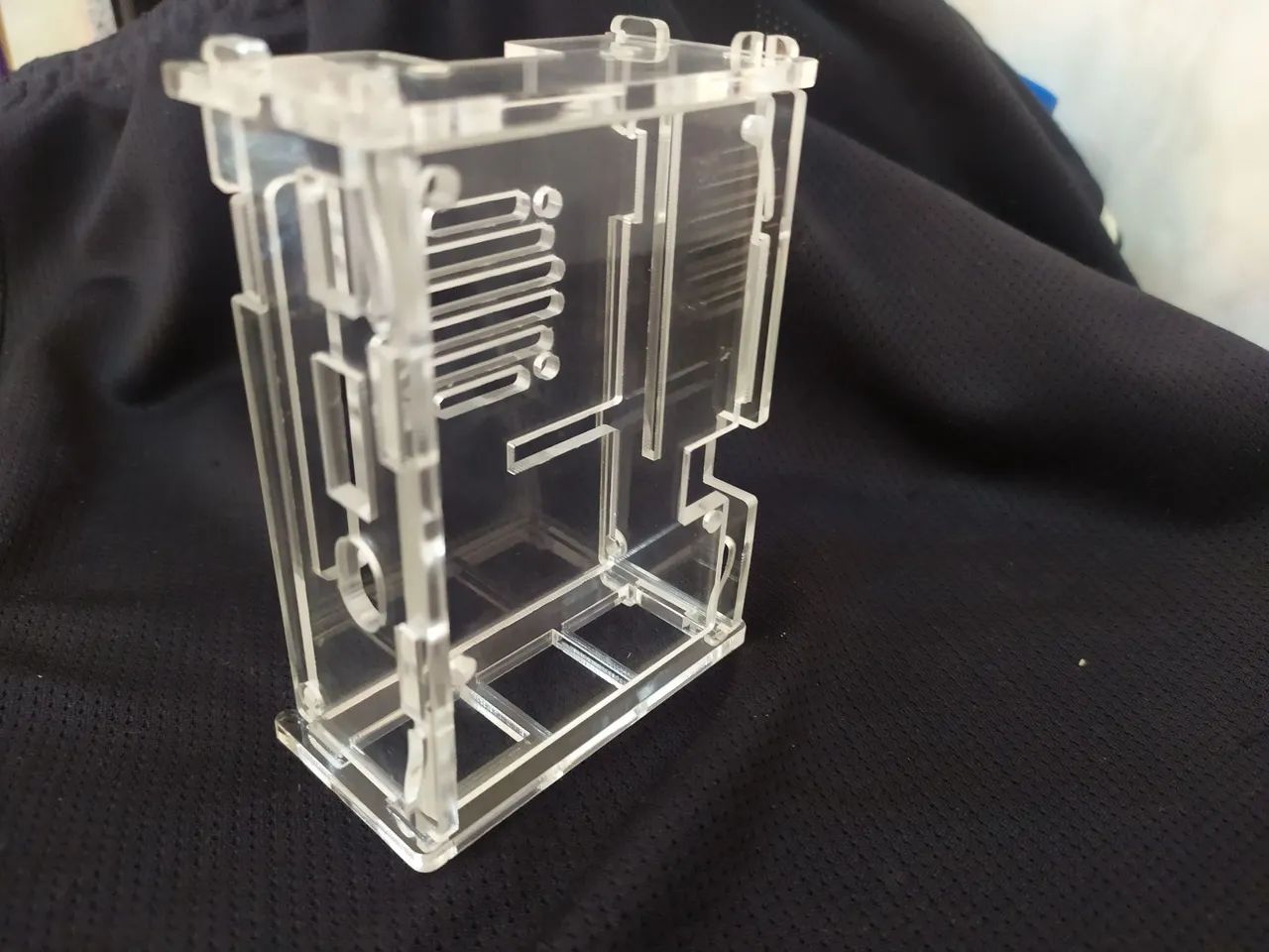 Case Transparente ACRILICO P/ Raspberry Pi3(b)+ Cooler +dissipadores.<br> - Foto 5