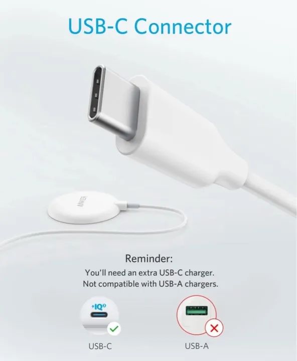 Cabo USB-C para Carregamento Rápido