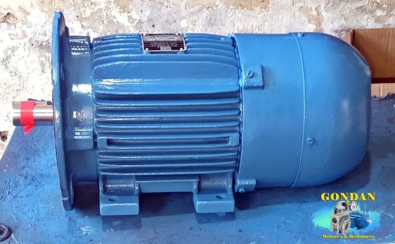 Moto Freio WEG 5cv (3,7kw) 4 Polos 1710rpm Trifásico 220v/380v - Foto 4