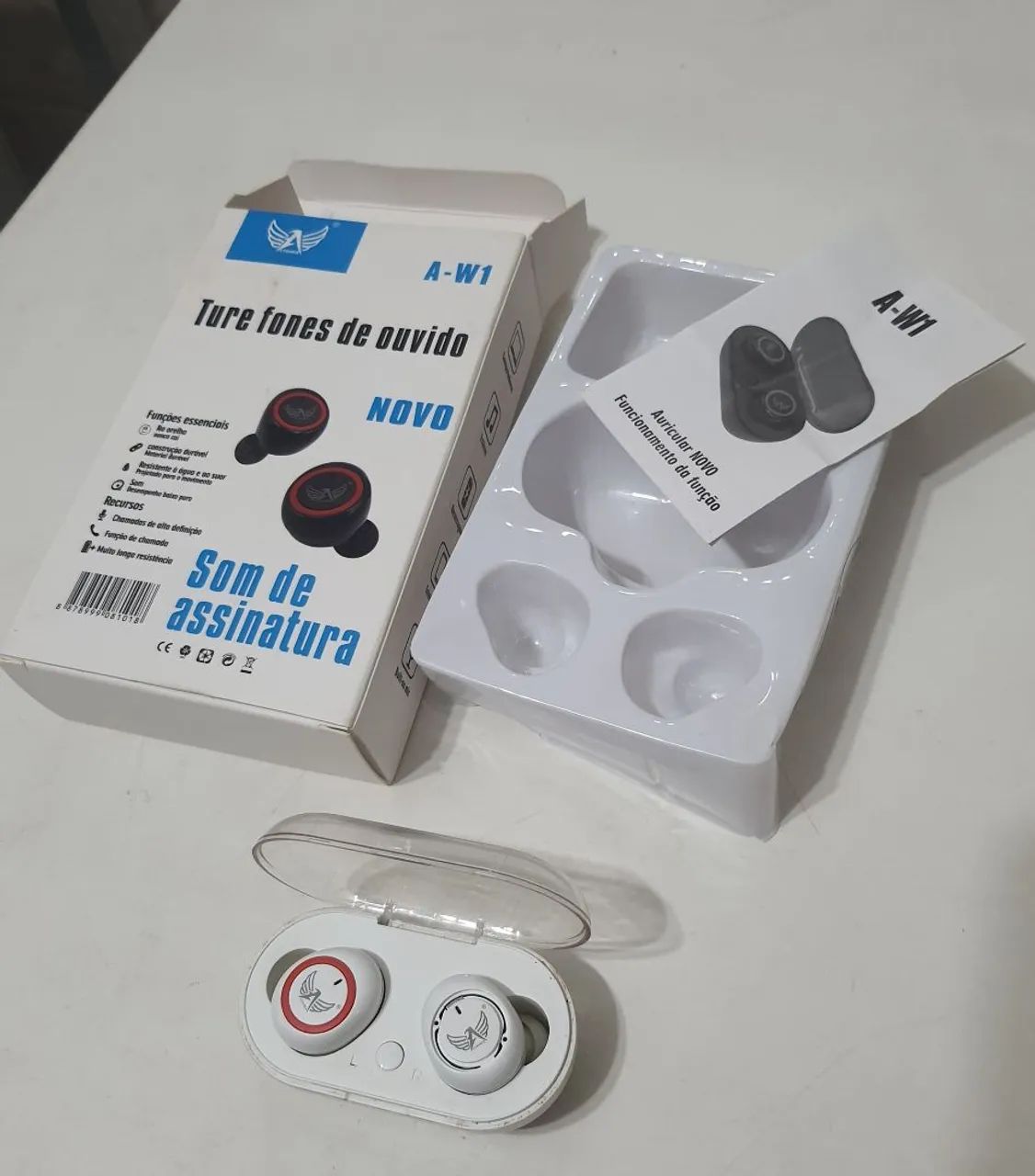 Fones de Ouvido Bluetooth A-W1
