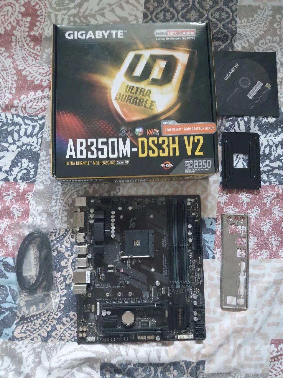 Motherboard Gigabyte Ab350 Ds3h Ab350m Ds3h V2 Gigabyte Ab350m