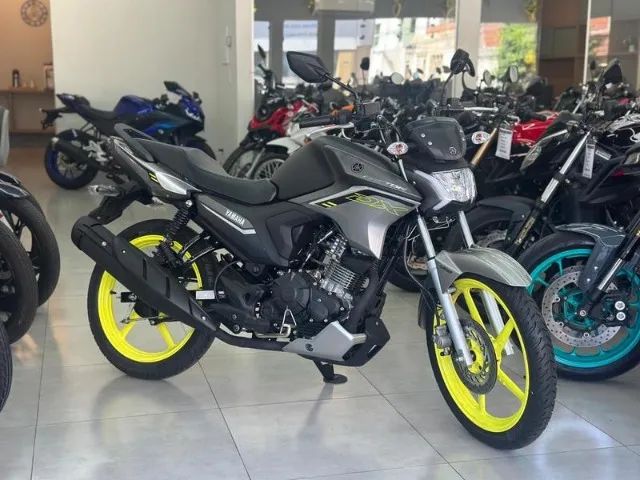 Yamaha Ybr Factor 150 DX Prata - Preta - 2025 0Km - Mepal Motos