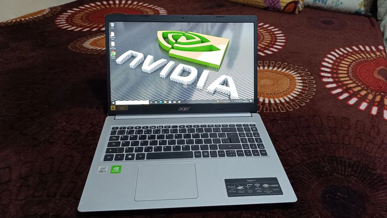 Notebook Acer Aspire 5 com placa de vídeo NVIDIA CORE i5 10 GERAÇÃO 
