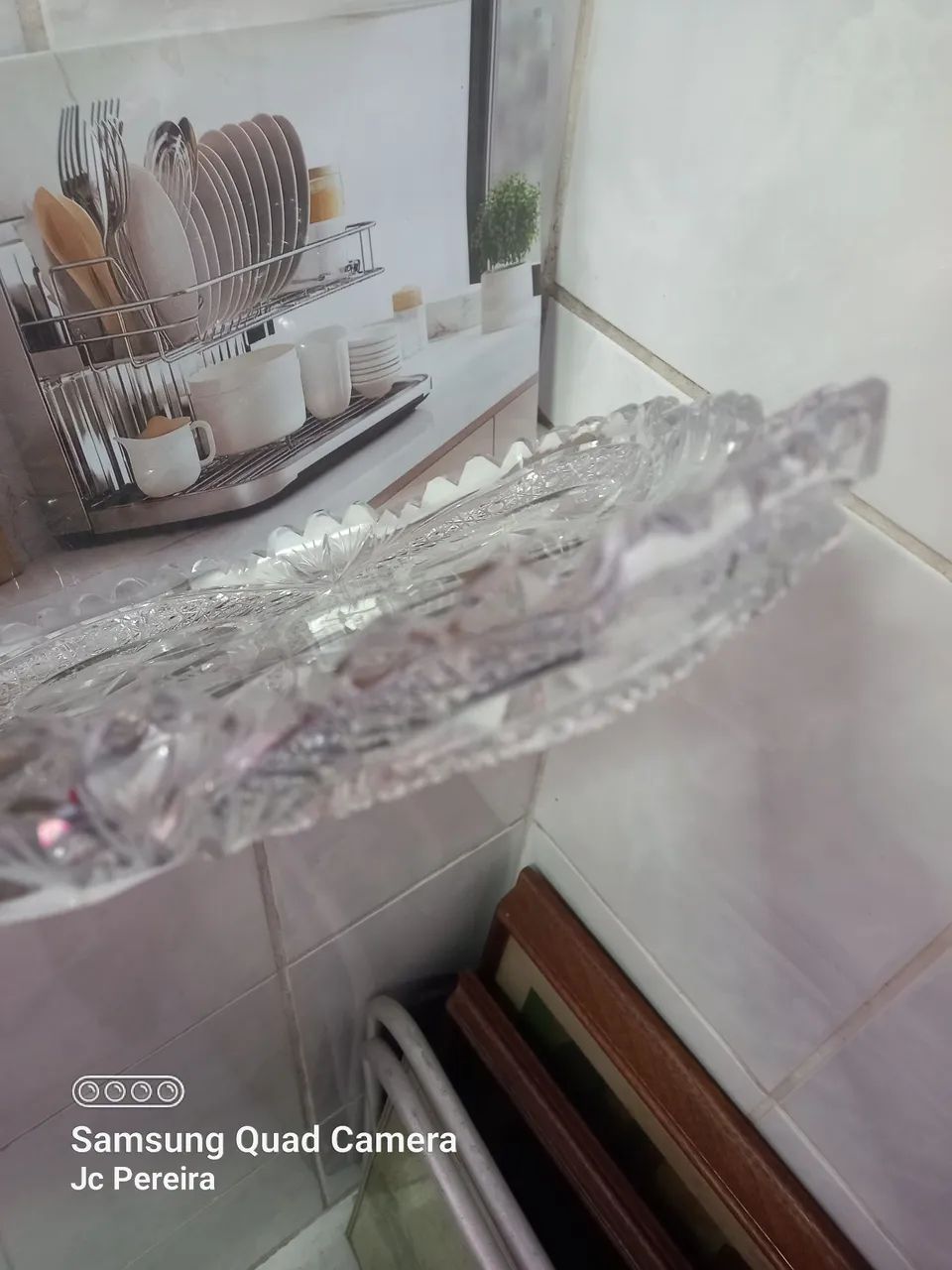 Travessa de Cristal, antigo. - Foto 3