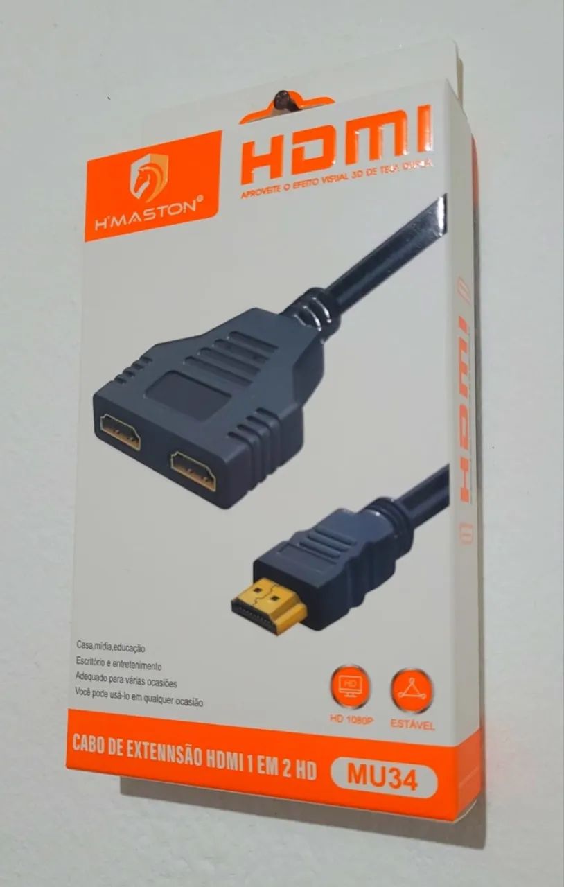 Cabo HDMI em Divisor de Sinal Full HD 1080p Peças e
