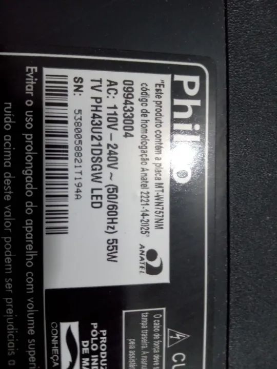Temos placas pra tv Semp TCL Philco Philips CCE Sony tv LG e outras 