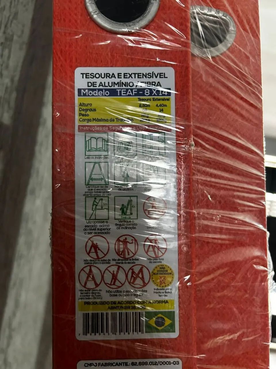 Escada multiuso de fibra  - Foto 5