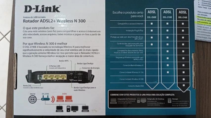 Roteador D-linK ADSL2 + Wireless N 300 - Foto 3