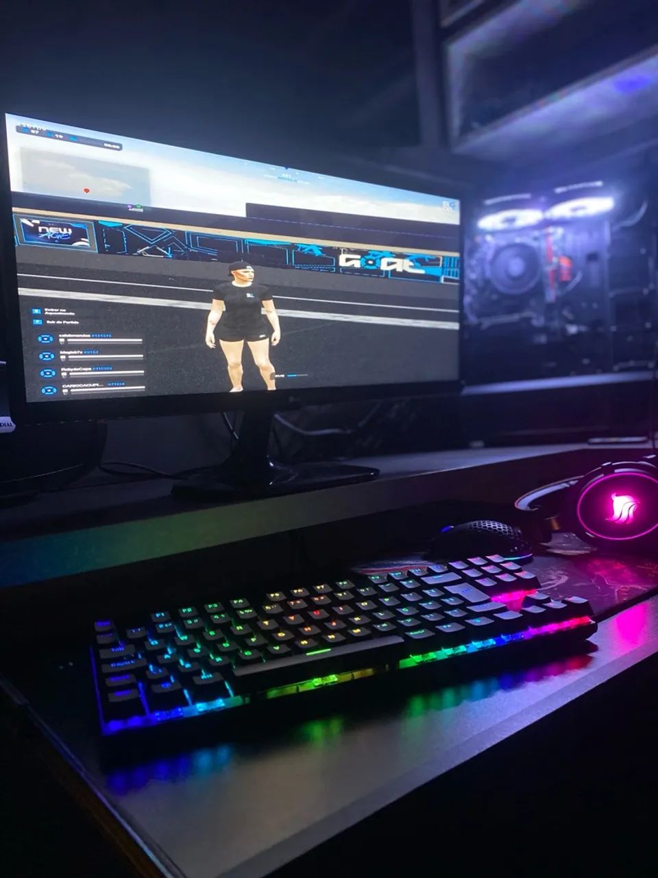 PC Gamer Completo com iluminação RGB
