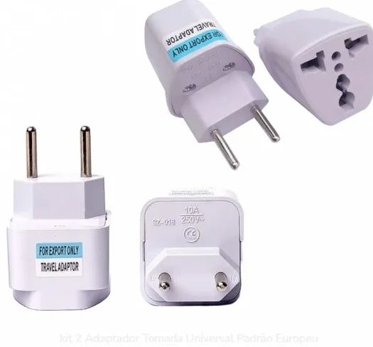 Tomada universal adaptador Europa Viagem