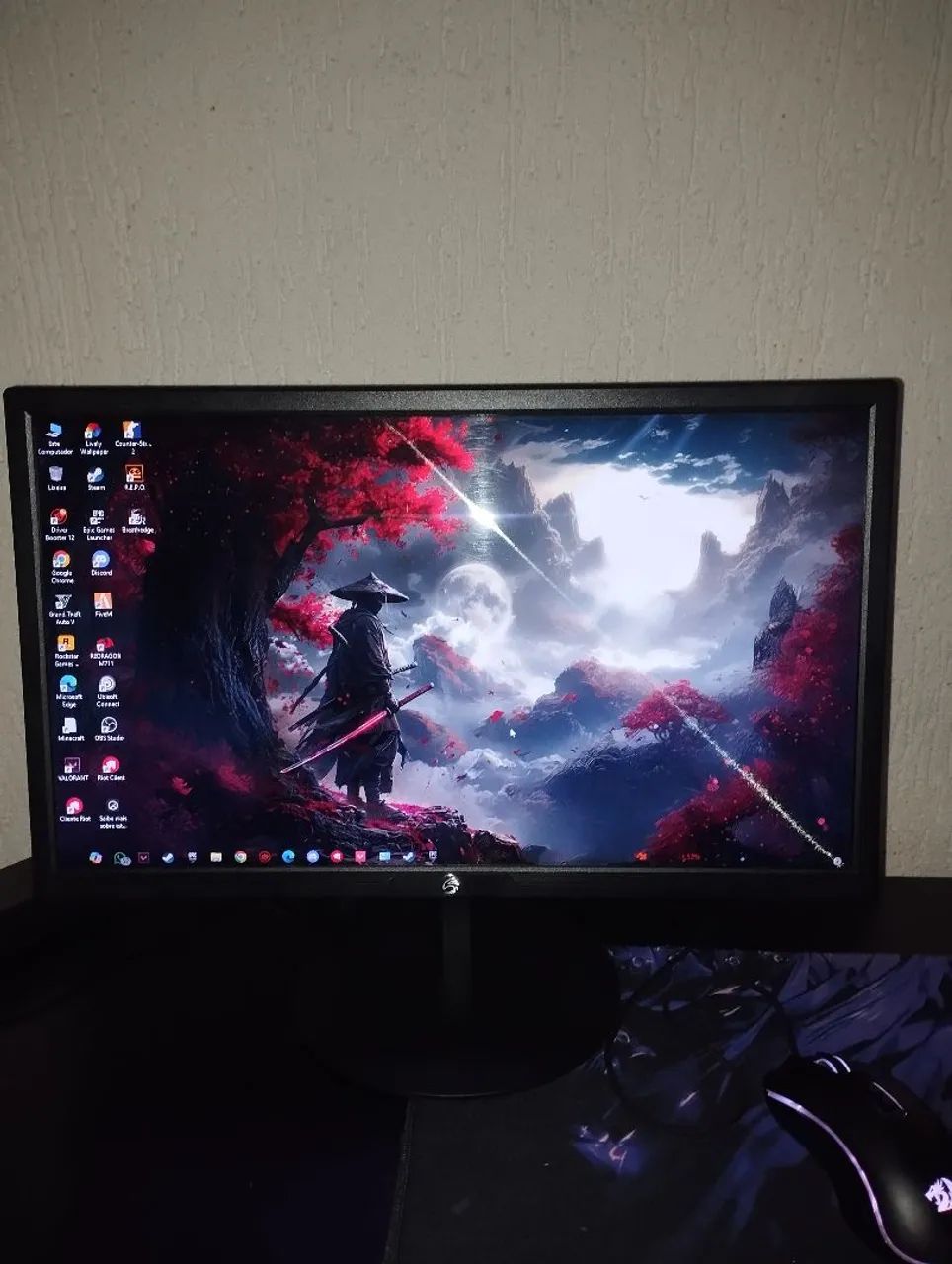 Pc gamer completo com mesa e cadeira - Foto 2