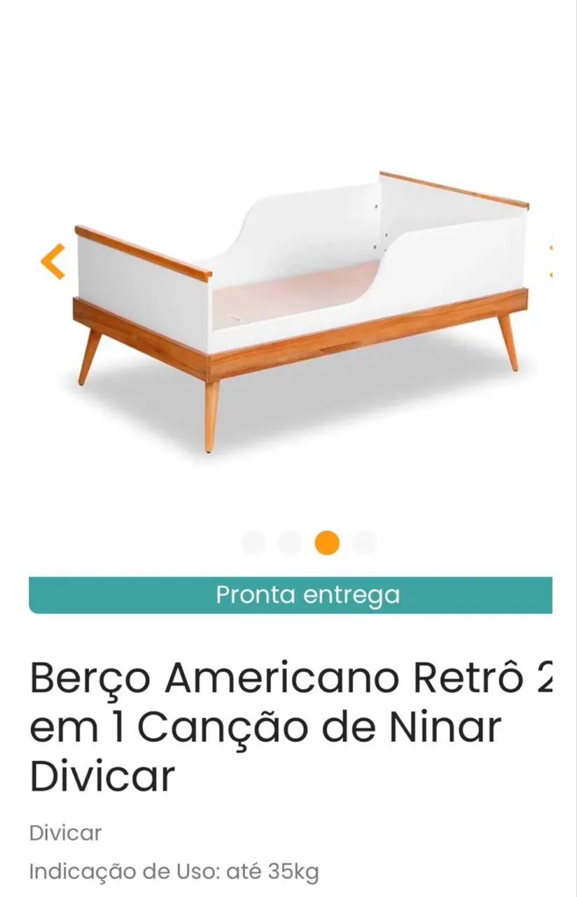 Berço e Cômoda DIVICAR - Foto 2