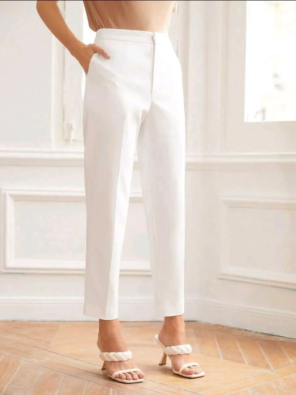 Calça branca alfaiataria  - Foto 2
