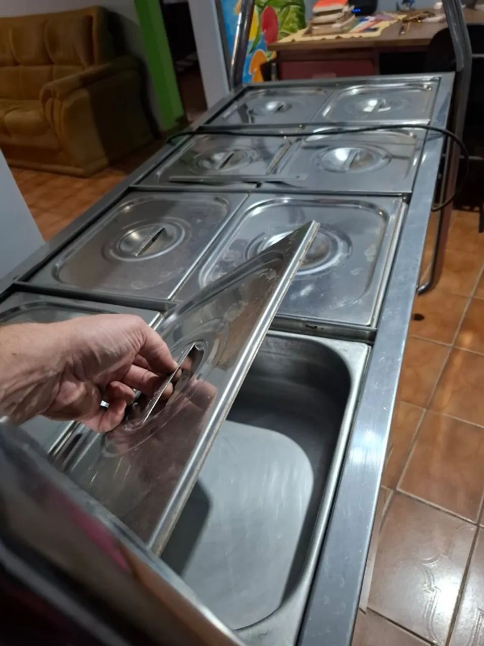 buffet termico 8 cubas inox - Foto 2