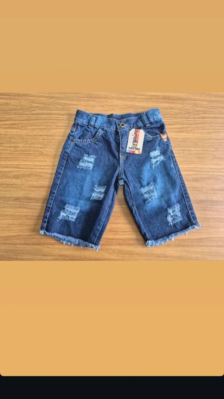 Bermudas Jeans Infantil e Juvenil - Foto 2