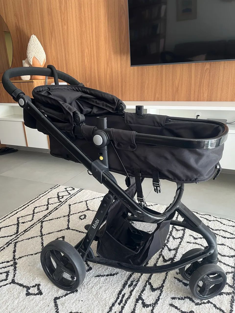 Carrinho Safety First Mobi Trio Preto - Foto 4