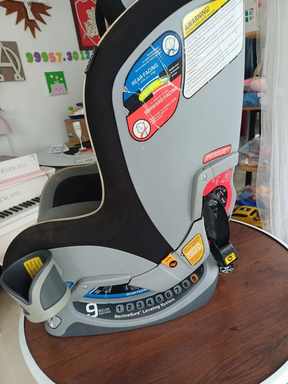 Cadeira Chicco automotiva.