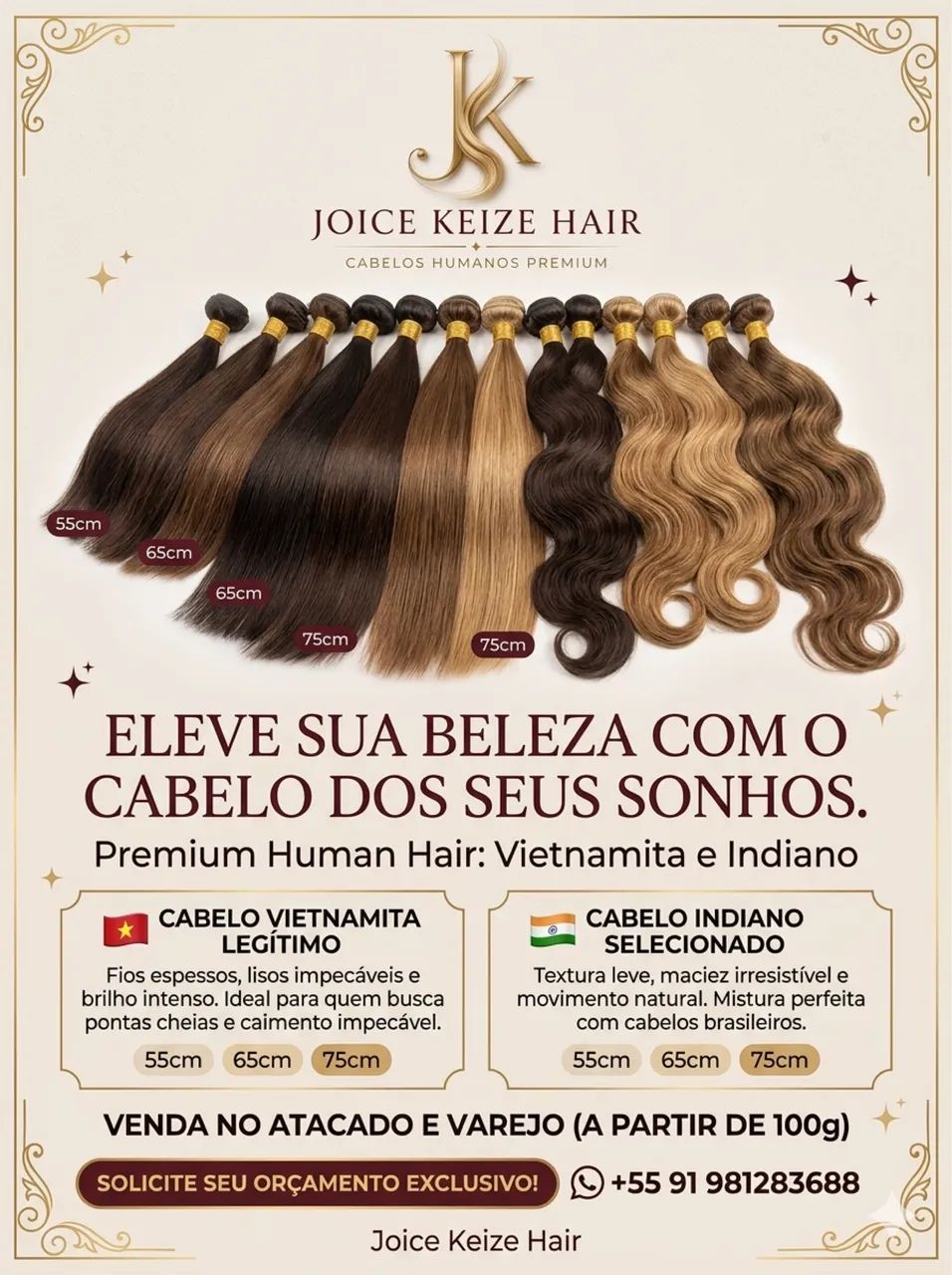 ? CABELO HUMANO PREMIUM PARA MEGA HAIR - Foto 3