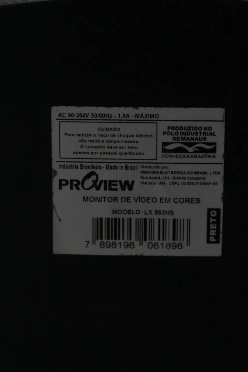 Monitor de Tubo/CRT 14 polegadas com Defeito LX-562NS - Foto 3