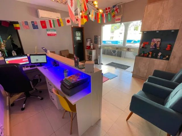 Balcão de Recepção em L Moderno com LED Integrado - Foto 2
