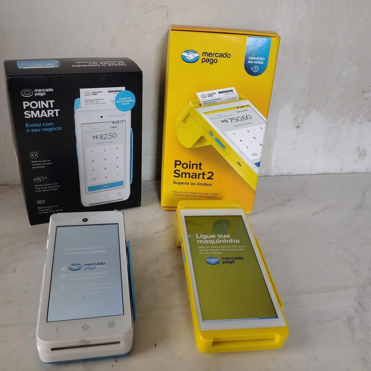 Máquina - receba no débito e crédito com a Point Smart. 
