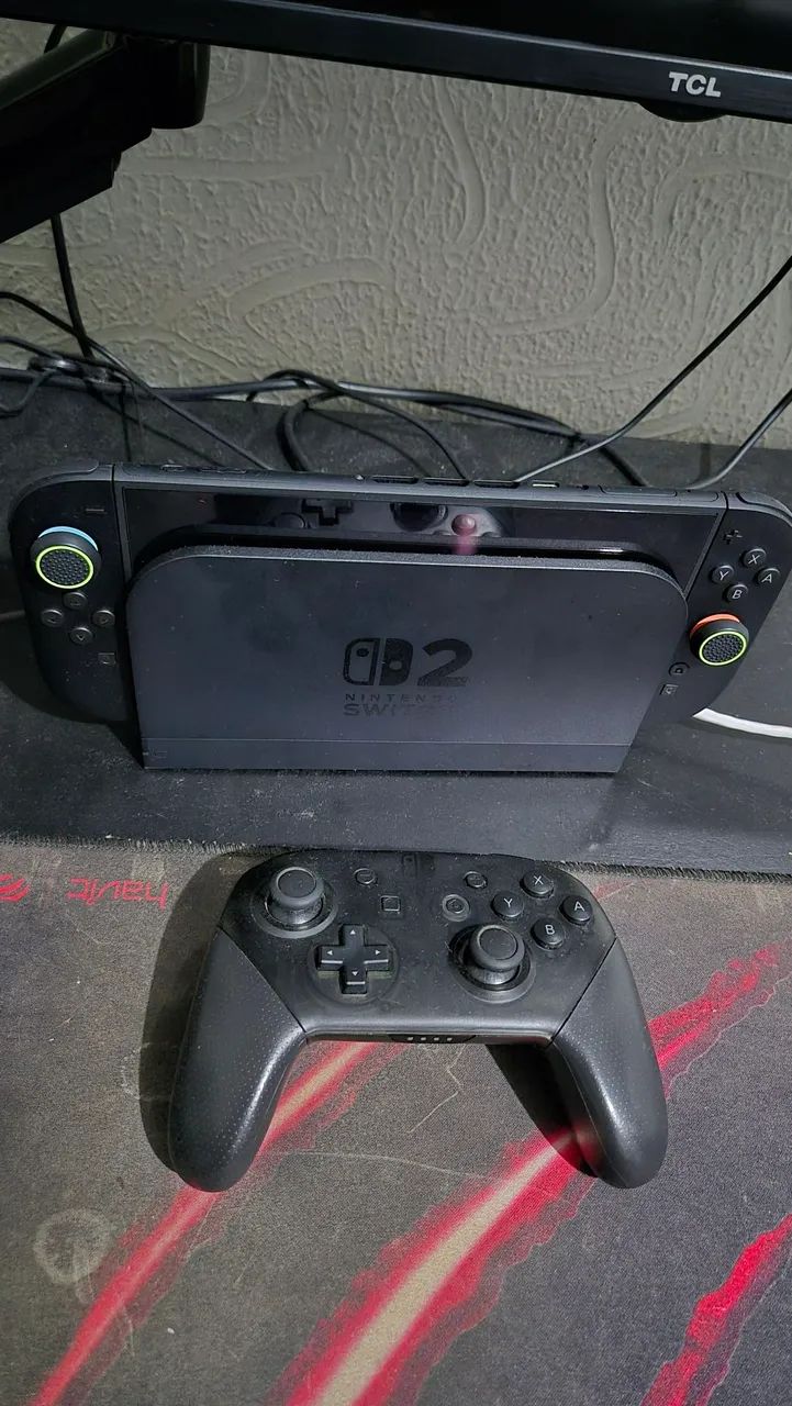 Nintendo switch 2 + 3 jogos e Pro controller - Foto 4