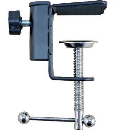 Braço Girafa  Preto para Microfone Mesa 80cm Articulado - Foto 4