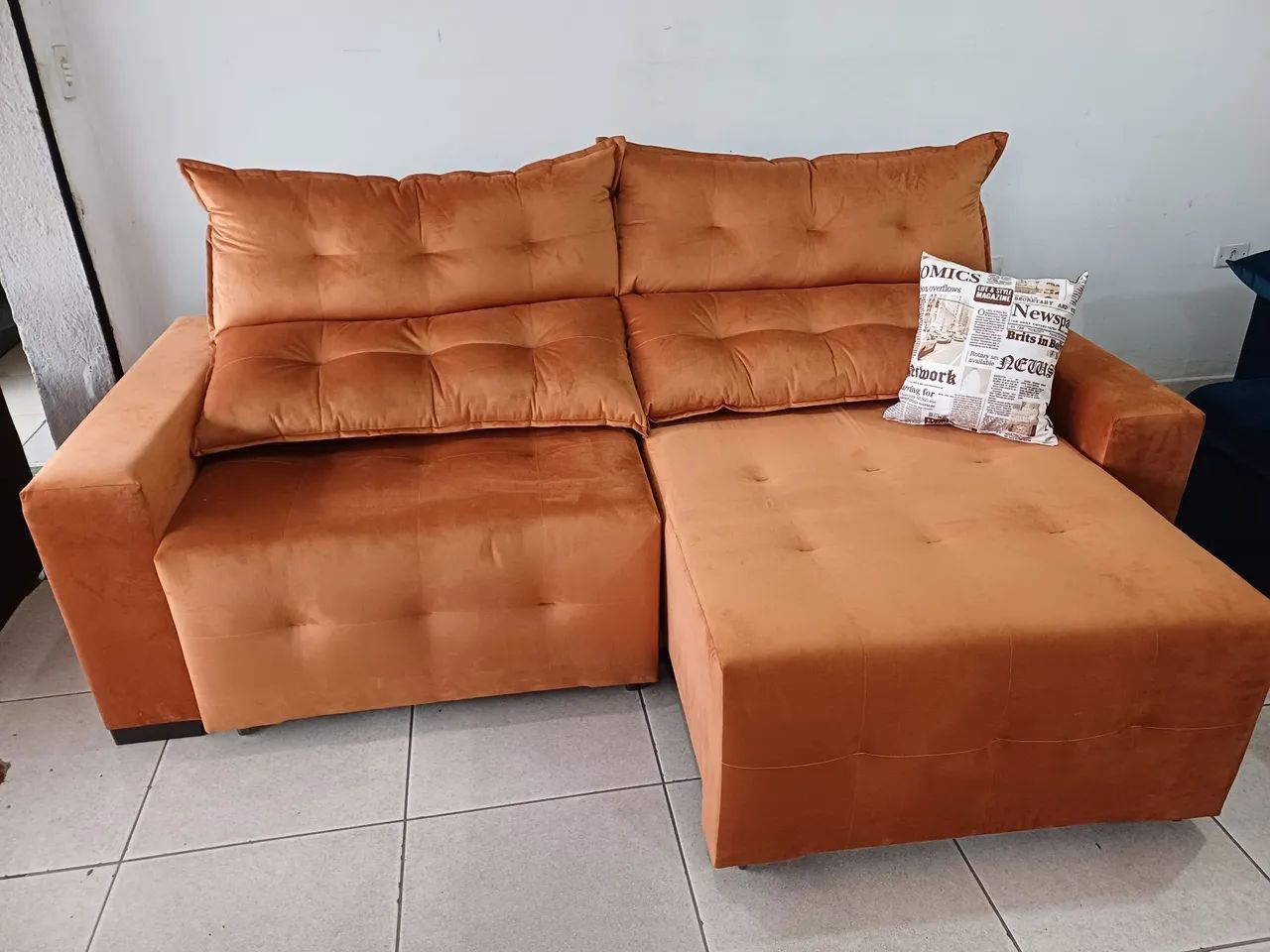 Sofá retrátil e reclinável 2,30 M