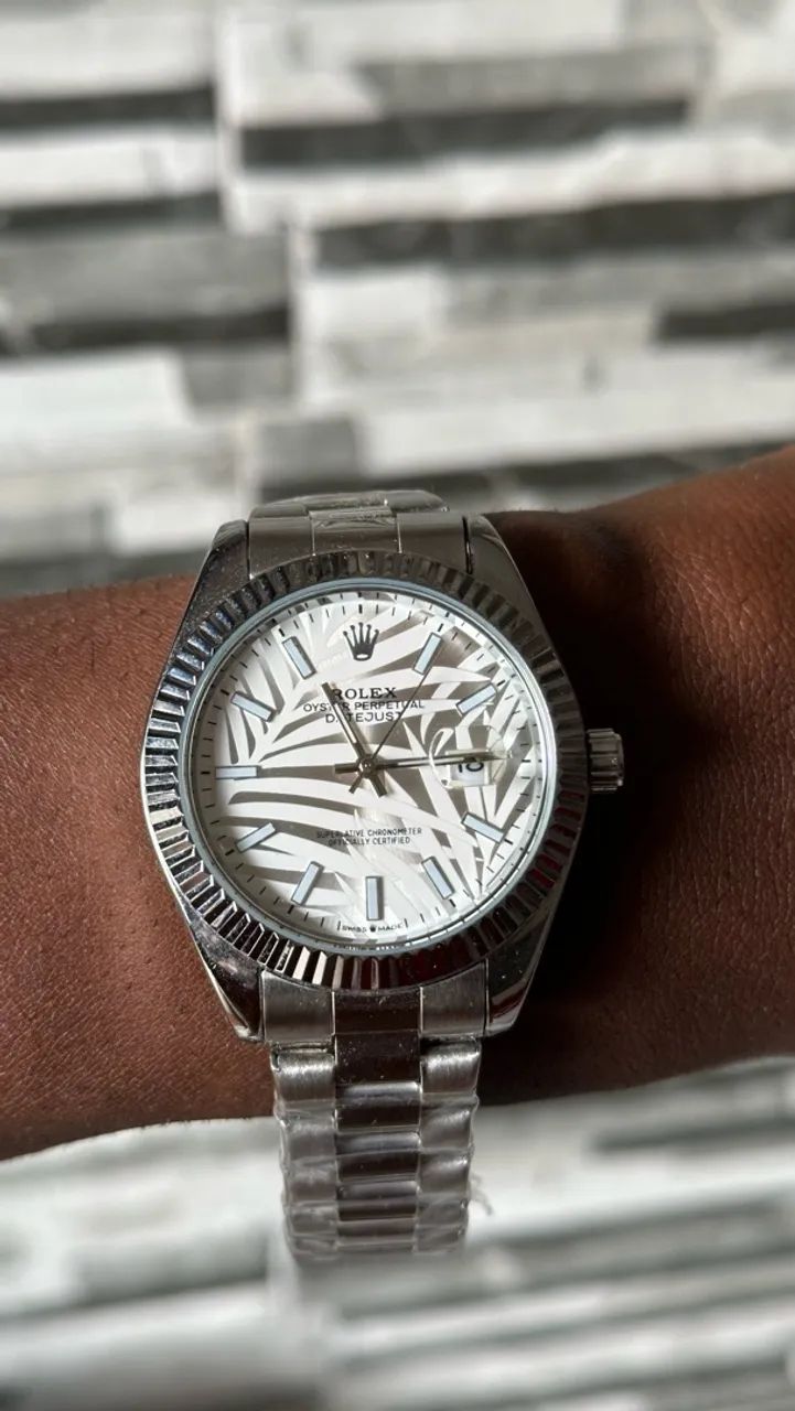 Relógio Rolex prata