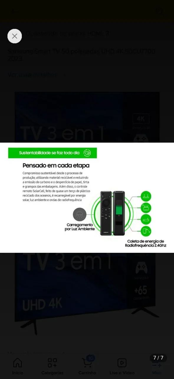 SMART TV SAMSUNG 50"  - Foto 5