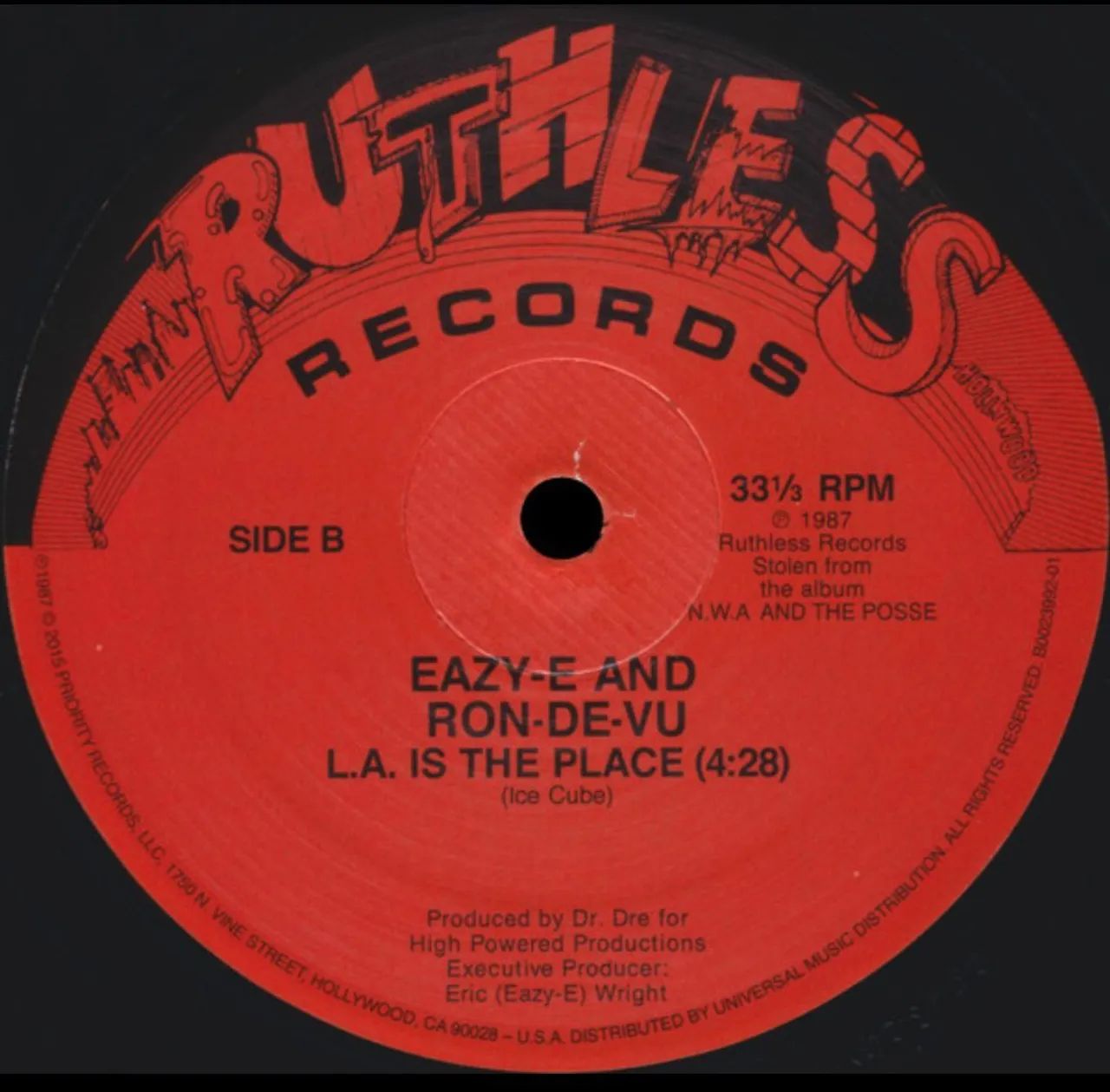 Lp Vinil Single Eazy E - The Boyz In The Hood - Foto 2