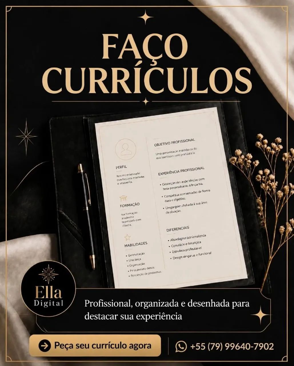 Faço currículos