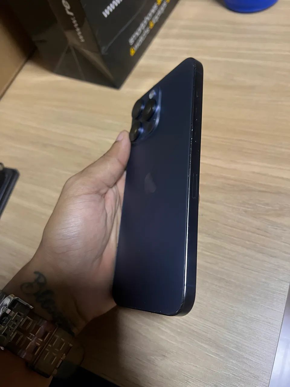 iPHONE 15 PRO MAX 256GB AZUL - Foto 2