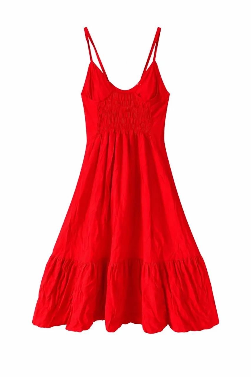 Vestido MIDI vermelho - Foto 2