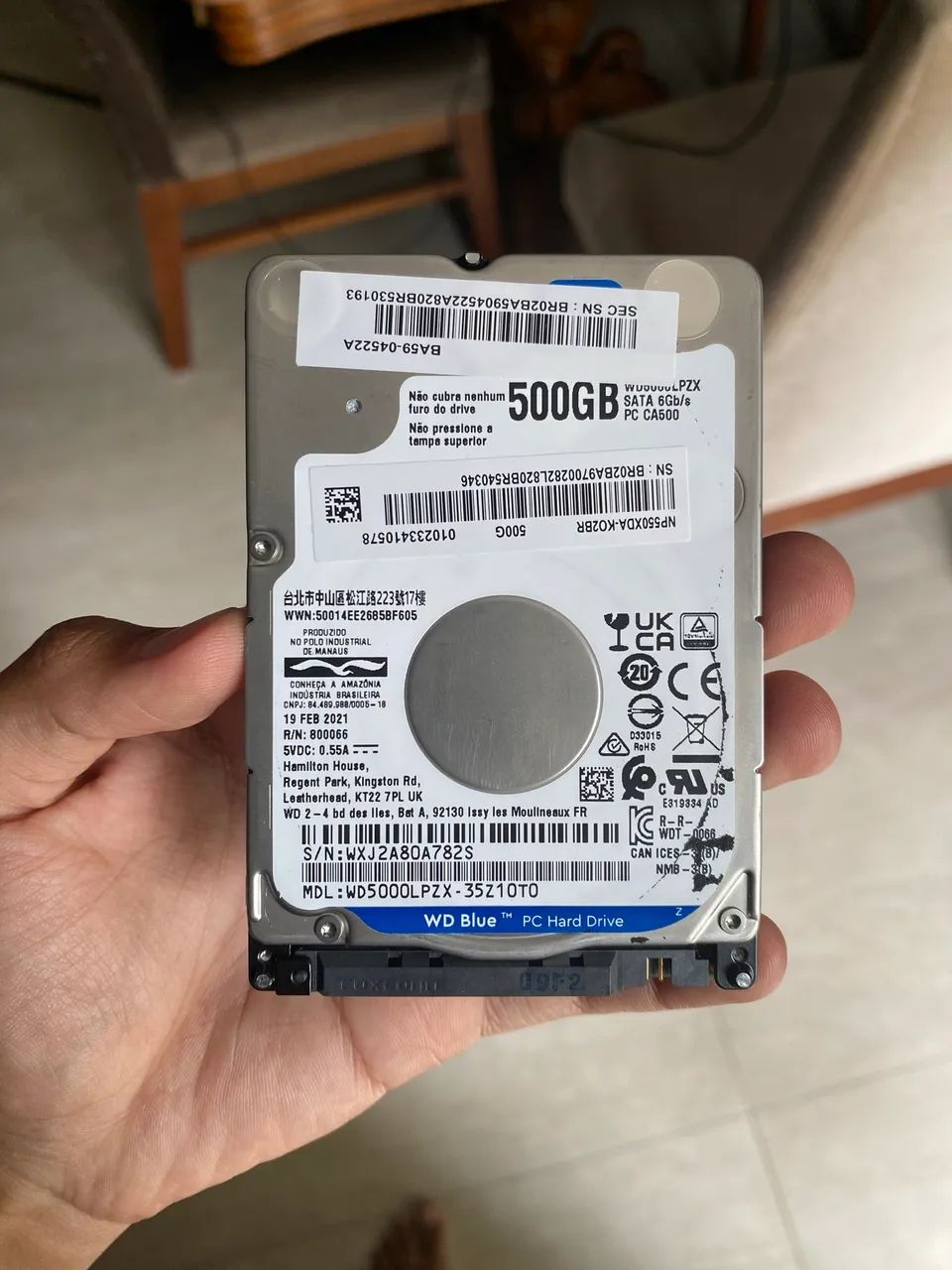 HD 500GB WD Blue 