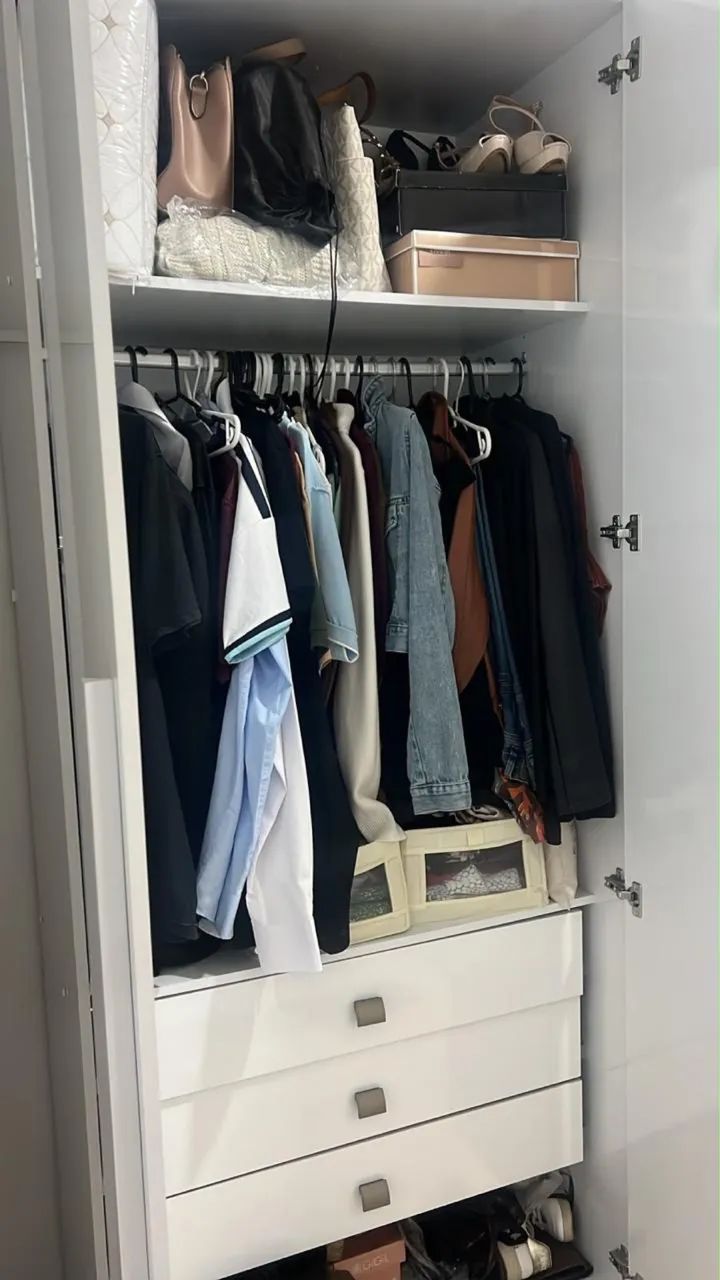 Vendo Guarda Roupa de Casal Branco  - Foto 2