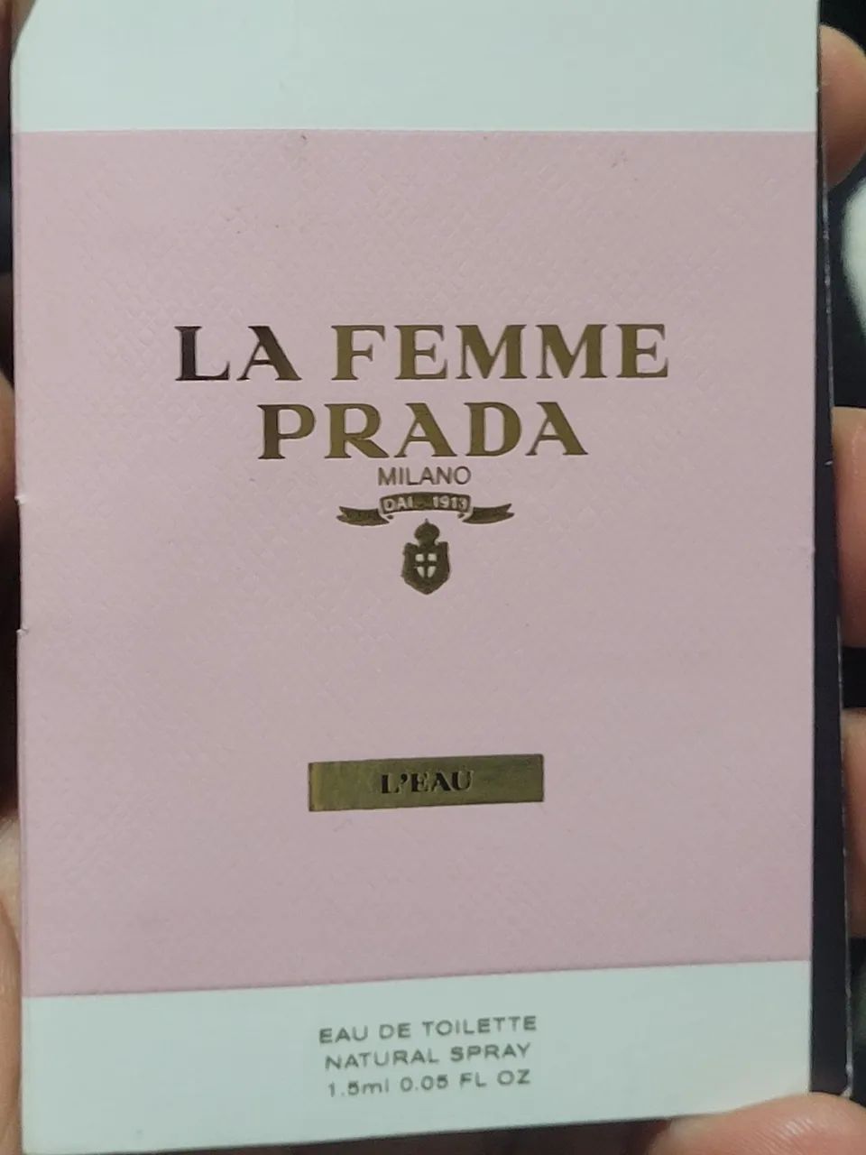 LA  FEME PRADA, AMOSTRA FLACONETE, NOVO E ORIGINAL  - Foto 5