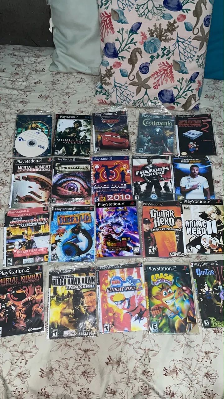 Ps2  + 42 jogos variados  - Foto 2