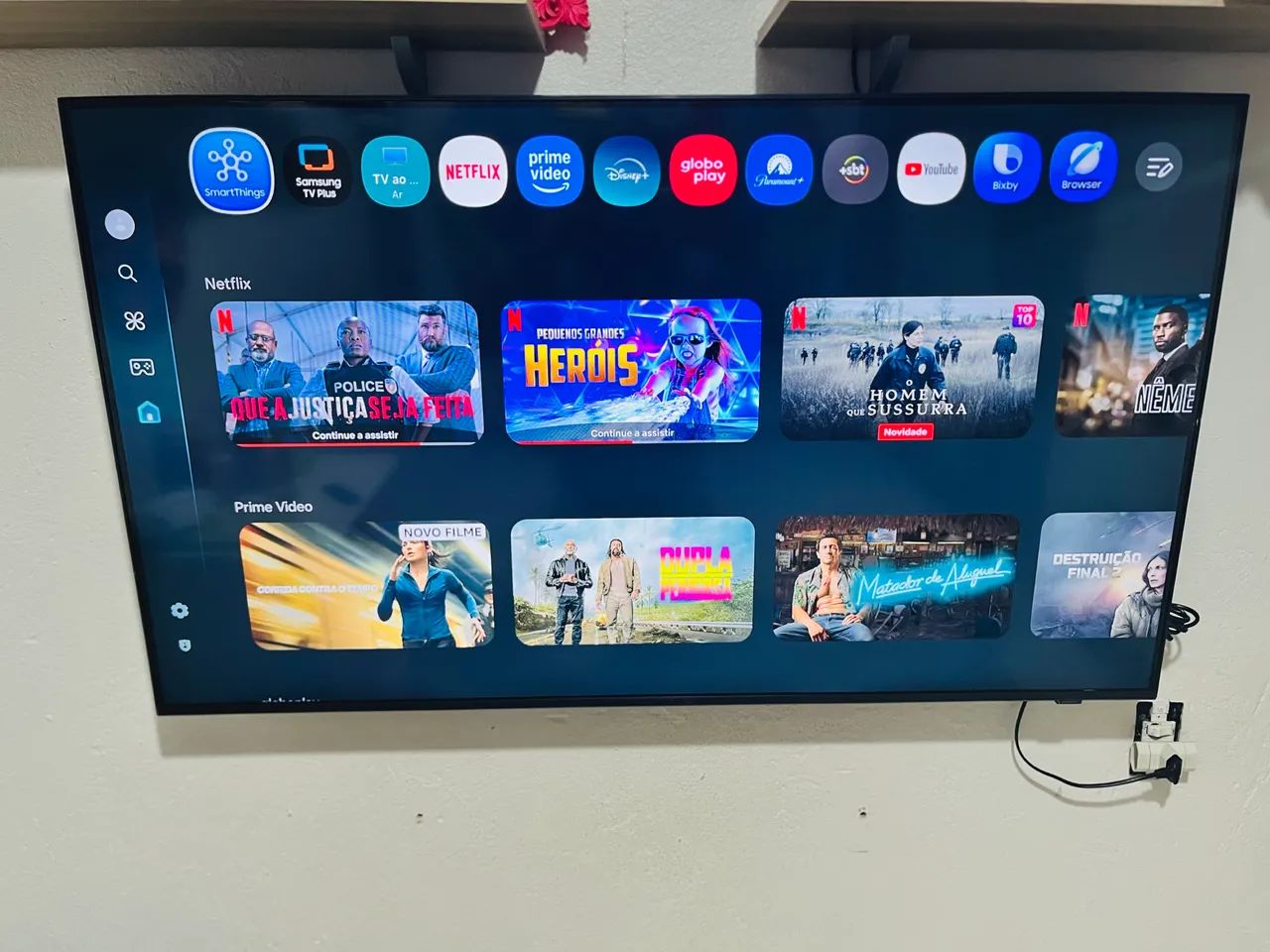 Tv Samsung 50 polegadas cristal em perfeito estado acompanha caixa controle - Foto 2