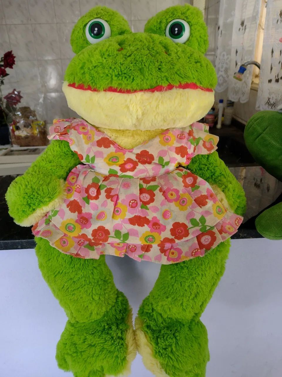 Pelúcia sapo 60cm - Foto 5
