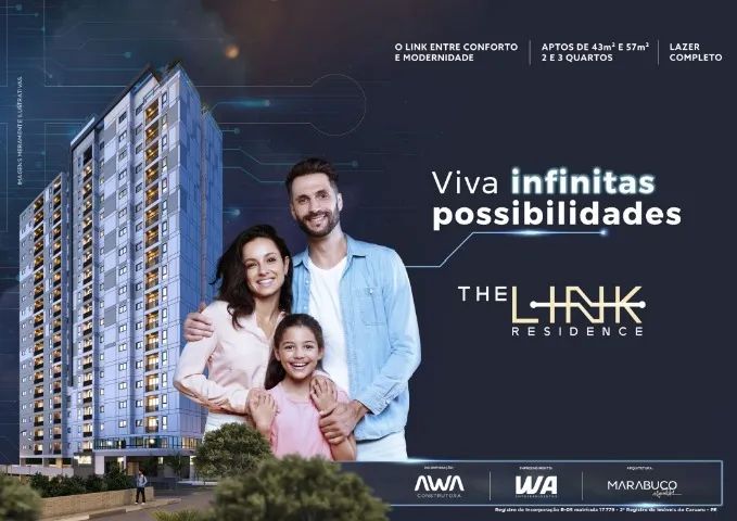 Vendo Apartamento no The Link! Entrega em 12 meses