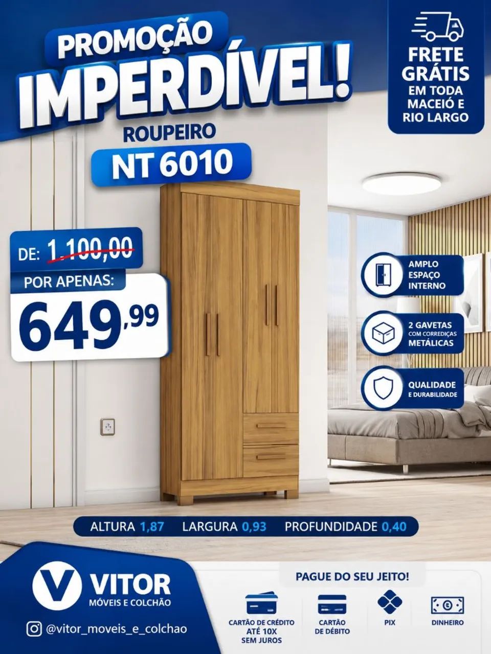 OFERTAS DE GUARDA ROUPA  - Foto 2