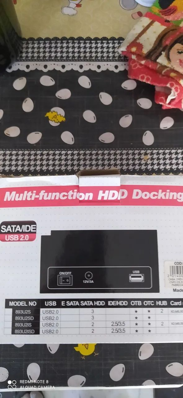 Docking station multi função triple hdd sata - Foto 2
