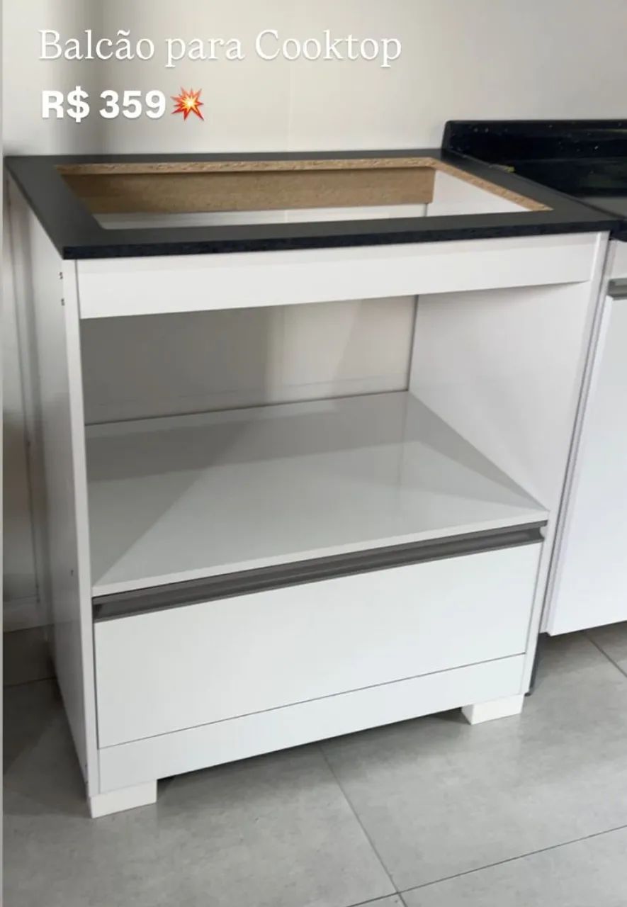 Balcão Novo para Cooktop 