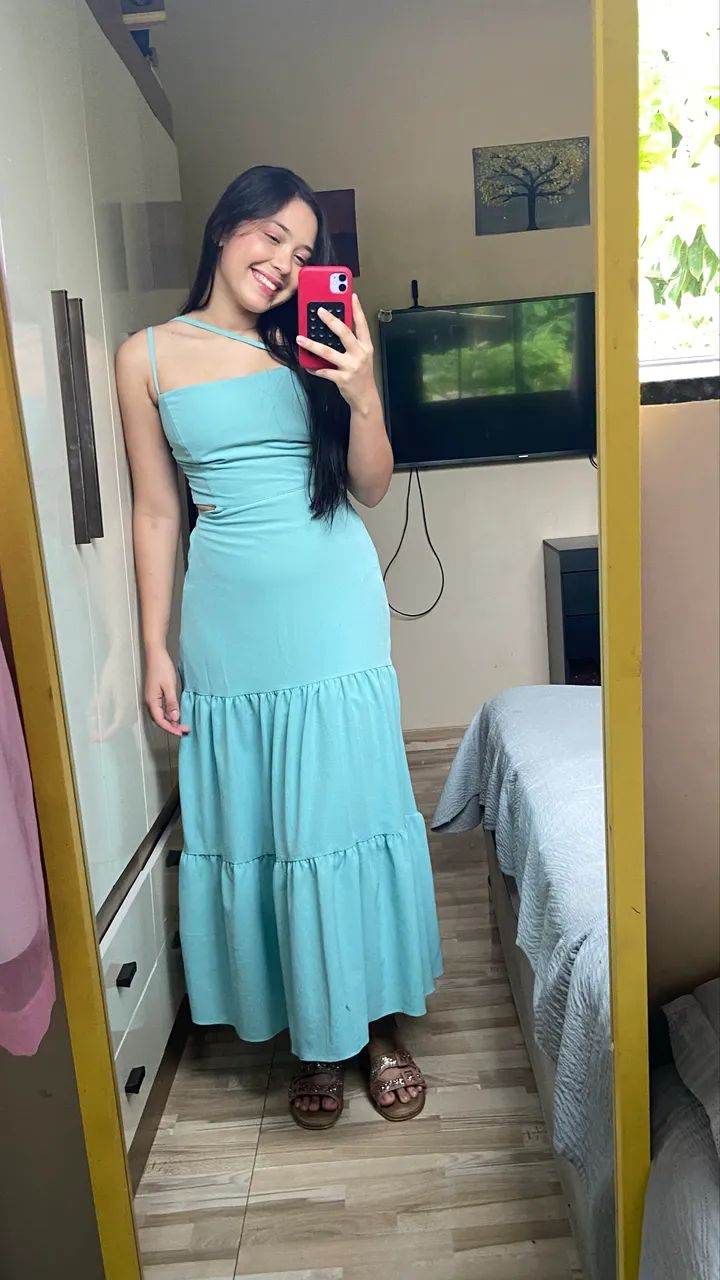 vestido ciano - Foto 2