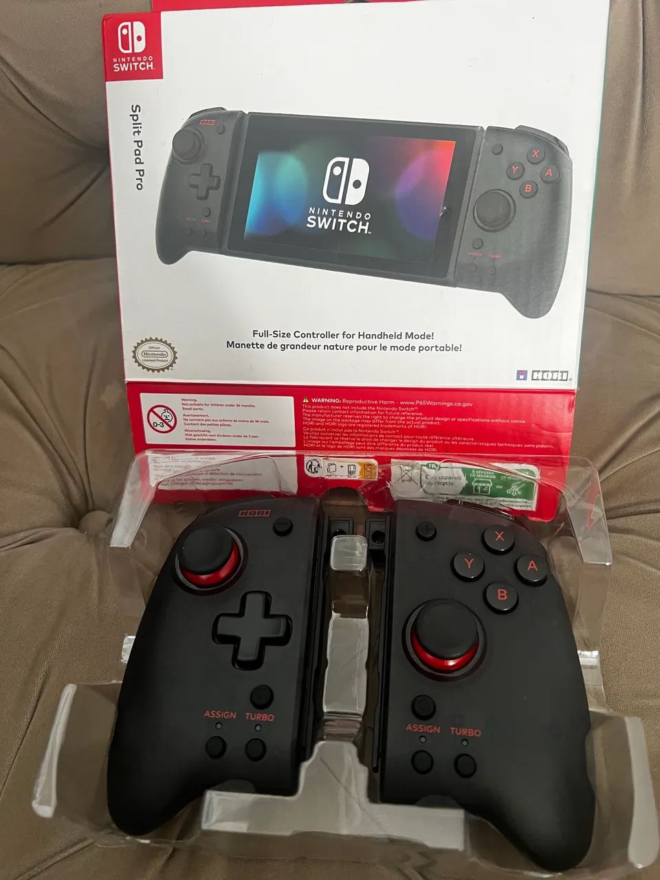 Controle nitendo switch split pad pro
