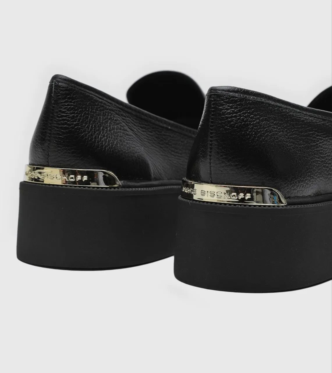 Mocassim preto couro  - Foto 4